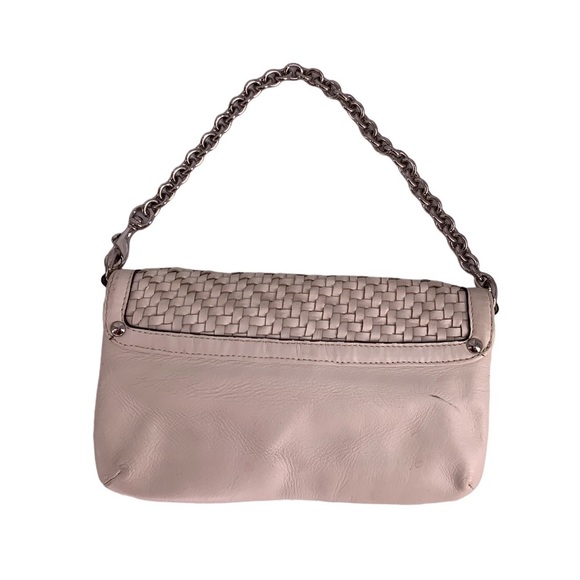 Coach Woven Leather Clutch with Detachable Chain - Picture 4 of 7